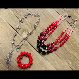 White House Black Market Faceted Bead Jewelry Lot